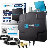 ANTENA ZEWNĘTRZNA DO ROUTERA 3G 4G LTE 44dBi HUAWEI ZTE CRC9 TS9 SMA 5m