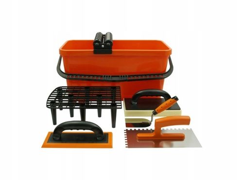 SOLID Wiadro do fugowania 20l mieszadło gąbka paca kielnia 8 el. na Arena.pl