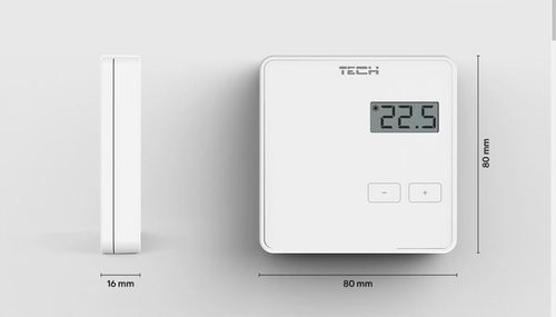 STEROWNIK REGULATOR TERMOSTAT POKOJOWY BEZPRZEWODOWY DWUSTANOWY TECH R-8 b na Arena.pl