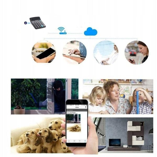 KALKULATOR MINI KAMERA SZPIEGOWSKA FULL HD WIFI zdjęcie 3