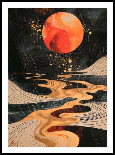 Plakat 50x70cm Planetarny Taniec na Arena.pl