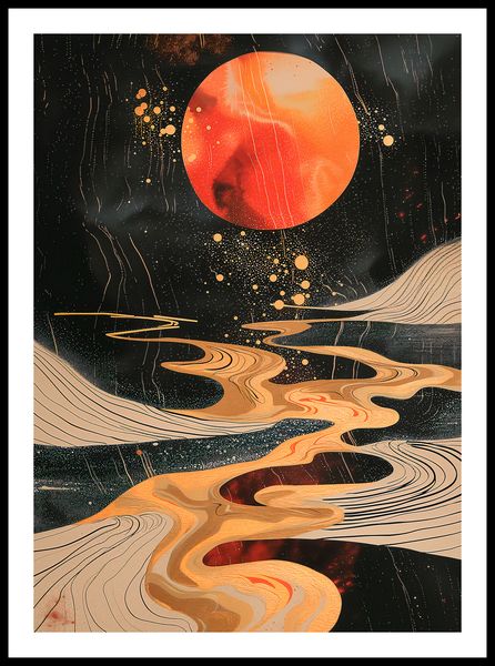 Plakat 50x70cm Planetarny Taniec zdjęcie 3