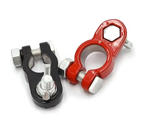 Klemy do akumulatora 6V, 12V, 24V - komplet na Arena.pl