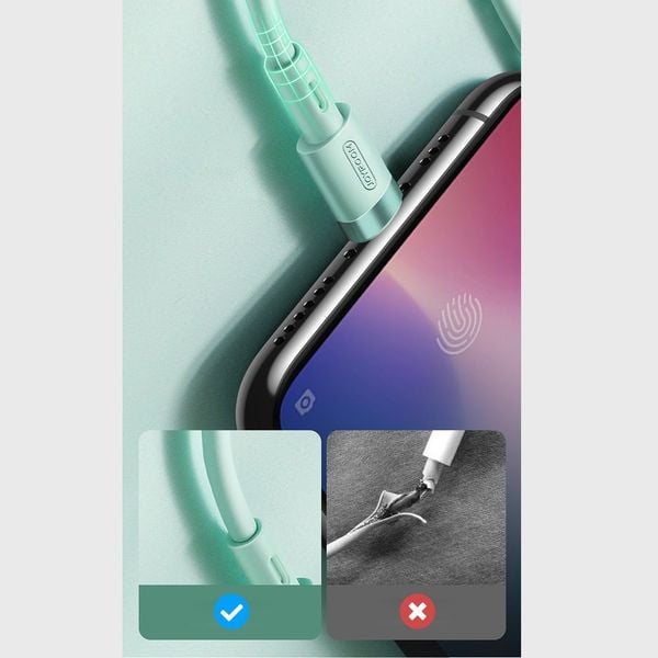 Kabel przewód do iPhone USB - Lightning 2.4A 1.2m biały zdjęcie 7