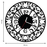 ZEGAR ŚCIENNY RETRO 58cm XXL 11.11