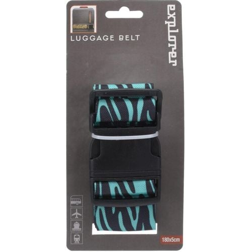 UNIWERSALNY PAS ZABEZPIECZAJĄCY DO WALIZKI SPINAJĄCY 180x5CM PROWORLD ZEBRA NIEBIESKI na Arena.pl