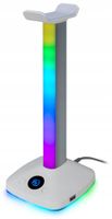 Stojak na słuchawki MAD DOG HPS800W Wbudowany HUB USB, Wysokość 300 mm