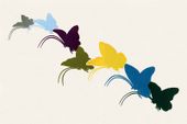 Plakat 91,5x61cm Butterfly 18, Sekka Japoński Vintage do Salonu