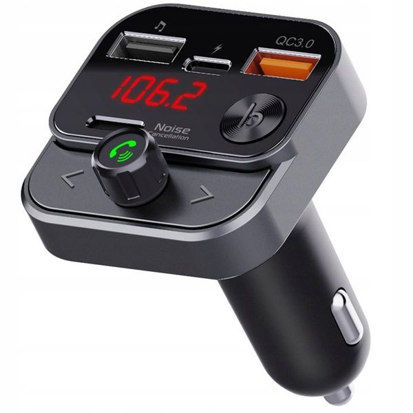 SWISSTEN Transmiter FM Bluetooth USB-A na PENDRIVE SZYBKA ŁADOWARKA USB-C zdjęcie 6