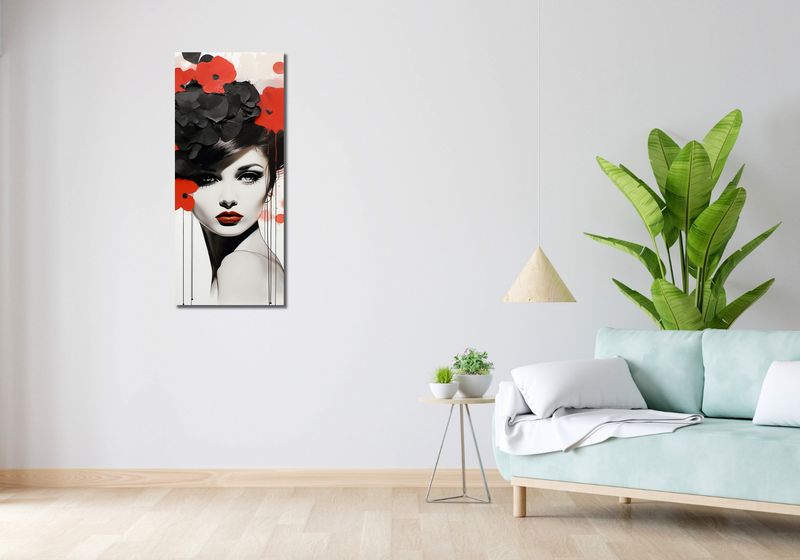 Obraz 40x100cm Kwiatowa Pasja zdjęcie 2