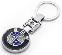Brelok breloczek Do Kluczy BMW cyrkonie metalowy