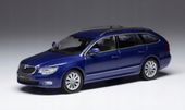 IXO SKODA SUPERB II Combi 2008 Blue metallic 1:43