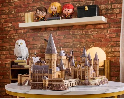 HARRY POTTER HOGWART PUZZLE MODEL 3D ZAMEK HOGWARTS 4D BUILD WIELKI 48 CM na Arena.pl