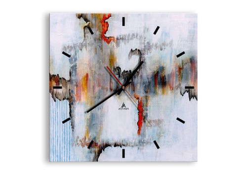Zegar Ścienny - Zamazane Postaci  - 40X40 Cm - C3Ac40X40-3676 na Arena.pl