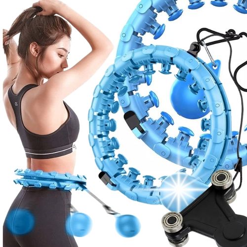 HULA HOP Z OBCIĄŻENIEM I FUNKCJA MASAŻU ODCHUDZAJĄCE Z WYPUSTKAMI SMART FIT na Arena.pl