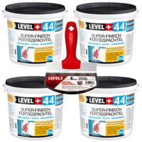 Zestaw Gładź Tynkowa Gotowa L+44 80kg + Skrobak Wybierak LEVEL5 5-210