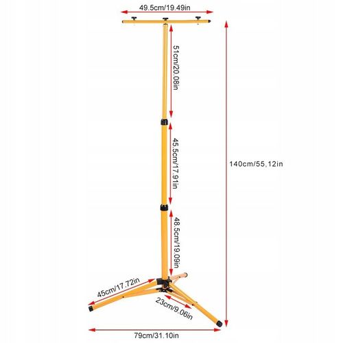Stojak statyw 100W naświetlacz Lampa robocza HALOGEN BUDOWLANY z na Arena.pl