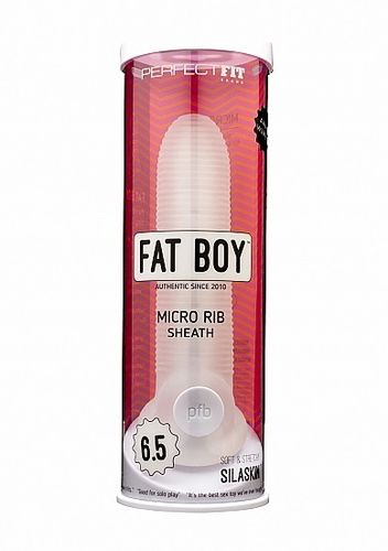 Fat Boy Micro Ribbed Sheath Clear 6,5" na Arena.pl