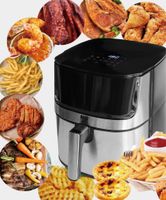 FRYTKOWNICA BEZTŁUSZCZOWA AIRFRYER 6,5L XXL GÓRNE OKIENKO BASS POLSKA