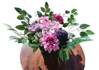 STROIK NA CMENTARZ GRÓB - DUŻY - Kompozycja Kwiaty Sztuczne w Doniczce