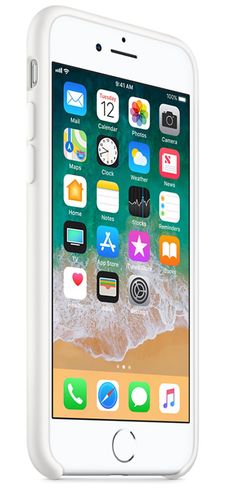 Oryginalne etui Apple iPhone 7/8 Silicone Case biały na Arena.pl