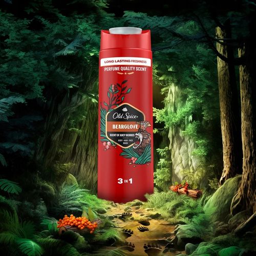 Old Spice Bearglove Żel męski pod prysznic i szampon 3w1, 6 x 400ml na Arena.pl