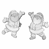 SREBRNE KOLCZYKI MIKOŁAJE SREBRO PRÓBY 925