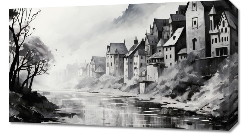 Obraz 70x40cm Mglisty Refleks zdjęcie 1