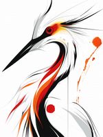 Plakat 15x20cm Bocian