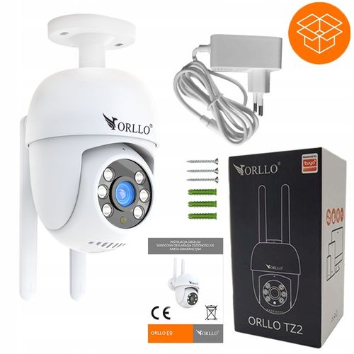 Kamera IP WiFi Zewnętrzna Obrotowa Bezprzewodowa 4Mpx ORLLO TZ2 PRO +GRATIS na Arena.pl