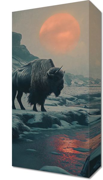 Obraz 20x40cm Żubrowy Monolit zdjęcie 1