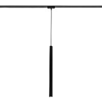 LAMPA wisząca YABU 7868 Shilo metalowa OPRAWA sopel ZWIS tuba do systemu szynowego czarna