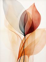 Plakat 30x40cm Eteryczne Liście