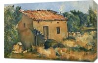 Obraz 60x40cm Abandoned House, Paul Cezanne Vintage do Salonu