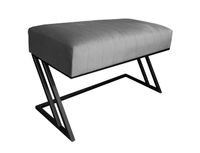 Ławka ZETA LOFT MG17 pufa podnóżek metal