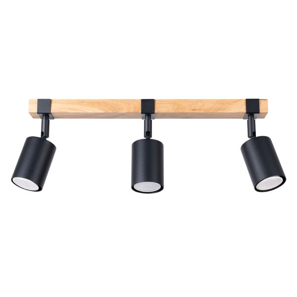 Plafon FAGER 3 czarny zdjęcie 1