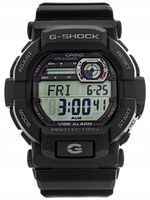 MĘSKI ZEGAREK CASIO GD-350-1ER G-SHOCK CZARNY DATOWNIK STOPER CZAS ŚWIATOWY