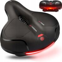 WYGODNE SIODEŁKO ROWEROWE SIODŁO SPORTOWE MIĘKKIE SZEROKIE WENTYLACJA