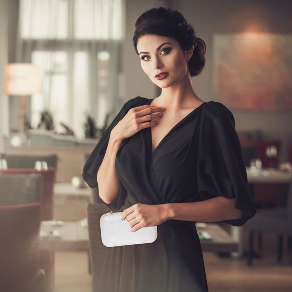 Srebrna torebka wieczorowa wizytowa brokatowa zdjęcie 13