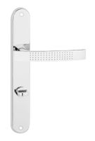 KLAMKA DRZWIOWA ASTRA 72MM WC KOLOR CHROM