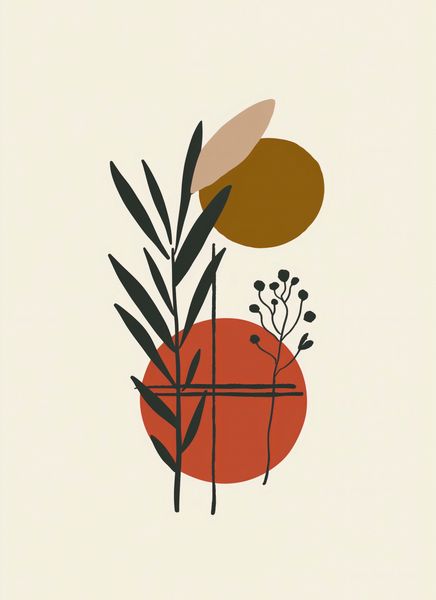 Plakat 40x55cm Kontrast w Botanice zdjęcie 1