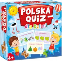 Rodzinna GRA Dla DZIECI 7 LAT Gra PLANSZOWA Planszówka Polska Quiz Ciekawy