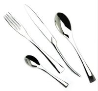 Zestawy Sztućców -LUKSUS - SREBRNE -  24 szt