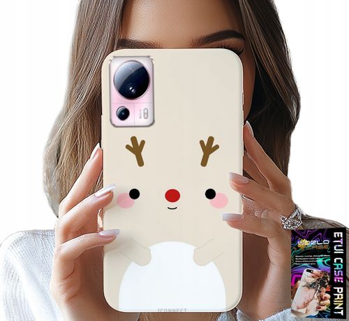 ETUI DO XIAOMI 13 LITE - RENIFEREK, RENIFER, ŚWIĄTECZNE WZORY na Arena.pl