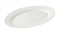 półmisek owal 6szt. 36cm  biała porcelana elba | 160-0030