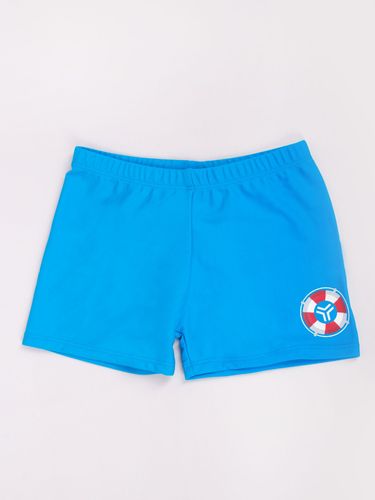 Spodenki kąpielowe chłopięce niebieskie 128-134 YOCLUB na Arena.pl