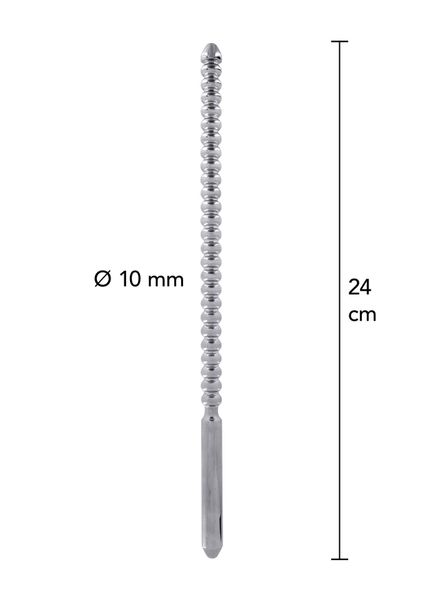 Dip Stick Ribbed 10 Mm Silver zdjęcie 3