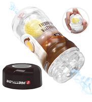 Masturbator z obrotową kulką