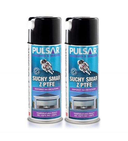 SUCHY SMAR TEFLONOWY PULSAR DO BRAM PTFE 400 ml x2 zdjęcie 1
