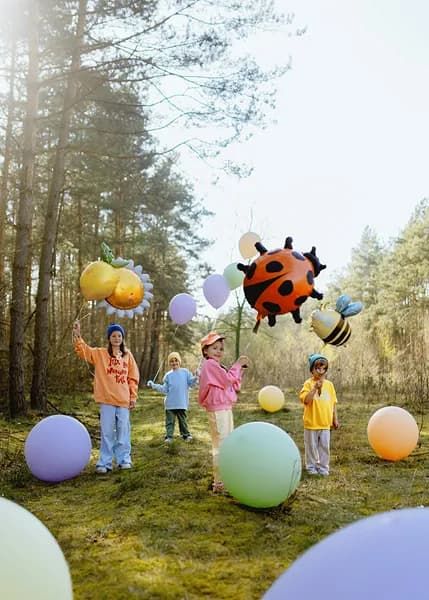 Balon foliowy Biedronka, 85x83 cm zdjęcie 3